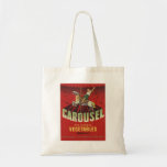 Vintage Old Retro Crate Product Goods Label Veggie Canvas Bags