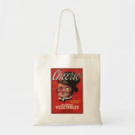 Vintage Old Retro Crate Product Goods Label Veggie Tote Bag