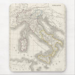 Vintage old world Italy map Mouse Pads