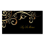 Vintage ornamental swirls business card templates