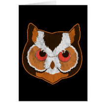 Vintage Owl Card