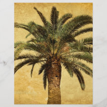 Vintage Palm Tree - Tropical Customised Template Personalized Flyer