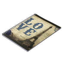 Vintage Paris Note Books