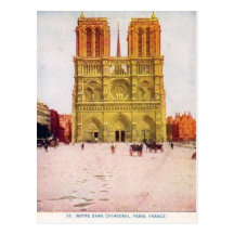 Vintage Paris, Notre Dame de Paris Post Cards