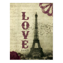 Vintage Paris Post Card