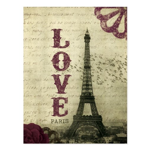 Vintage Paris Post Card