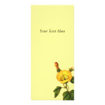 Vintage Passion Flower Personalized Rack Card