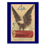 Vintage Patriotic Independence Day Post Card
