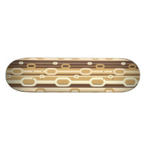 Vintage Pattern Retro Skateboard