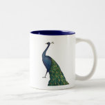 Vintage Peacock Coffee Mug
