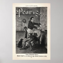 Vintage Pear's Soap Ad from 1888 Posters