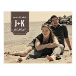 Vintage Photo Save the Date Card Template Postcards