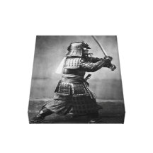 Vintage Photograph of a Samurai c. 1860 Stretched Canvas Prints
