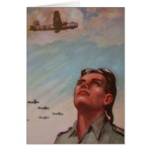 Vintage Pilot Card