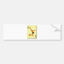 vintage pin up ace bumper sticker