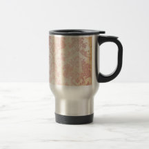 Vintage Pink Damask Mug