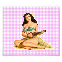 Vintage Pinup Lady Photograph