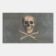 Vintage Pirate Jolly Roger Stickers