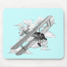 Vintage Plane Mouse Mats