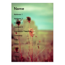 Vintage plants business cards