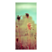 Vintage plants personalised rack card