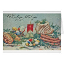 Vintage Polish Easter Card