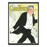 Vintage Poster, Caudieux by Toulouse Lautrec Personalised Announcements