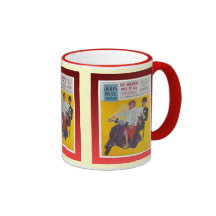 Vintage poster, John Bull illustrated, Coffee Mugs