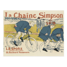 Vintage Poster Postcards - Bicycles