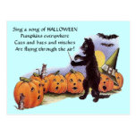 Vintage Pumpkins Singing Postcards
