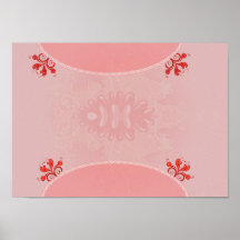 Vintage purple damask wedding gift posters