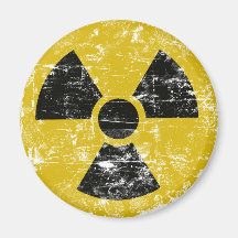 Vintage Radioactive Fridge Magnet