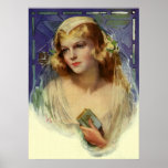 Vintage Religion Christianity, Bride Bible Book Print