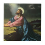 Vintage Religion, Jesus Christ Praying, Gethsemane Tile