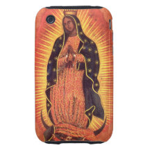 Vintage Religion, Lady of Guadalupe, Virgin Mary Tough iPhone 3 Covers