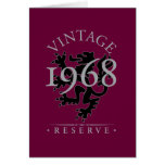 Vintage Reserve 1968 Greeting Cards