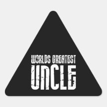 Vintage Retro Cool Uncles : World's Greatest Uncle Sticker