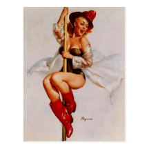 Vintage Retro Gil Elvgren Firefighter Pin Up Girl Post Cards