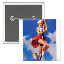 Vintage Retro Gil Elvgren Pin Up Girl