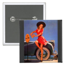 Vintage Retro Gil Elvgren Pin Up Girl