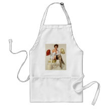 Vintage Retro Gil Elvgren Pin Up Girl Apron