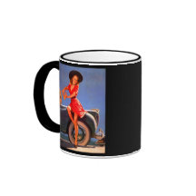 Vintage Retro Gil Elvgren Pin Up Girl Mug