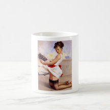 Vintage Retro Gil Elvgren Pin Up Girl Mug