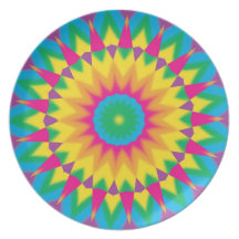 Vintage Retro Hippie Pop Art Gifts and Cases Plates