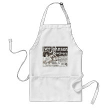 Vintage Revolver Ad - Don't Try This At Home! Apron