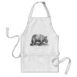 Vintage Rhino - Dürer's Rhinoceros Aprons