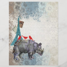 Vintage rhino flyer