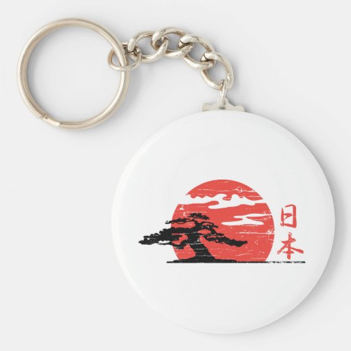 Vintage Rising Sun Key Chains