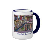Vintage River Street, Savannah, Georgia Mugs