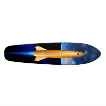 vintage rocket skateboard